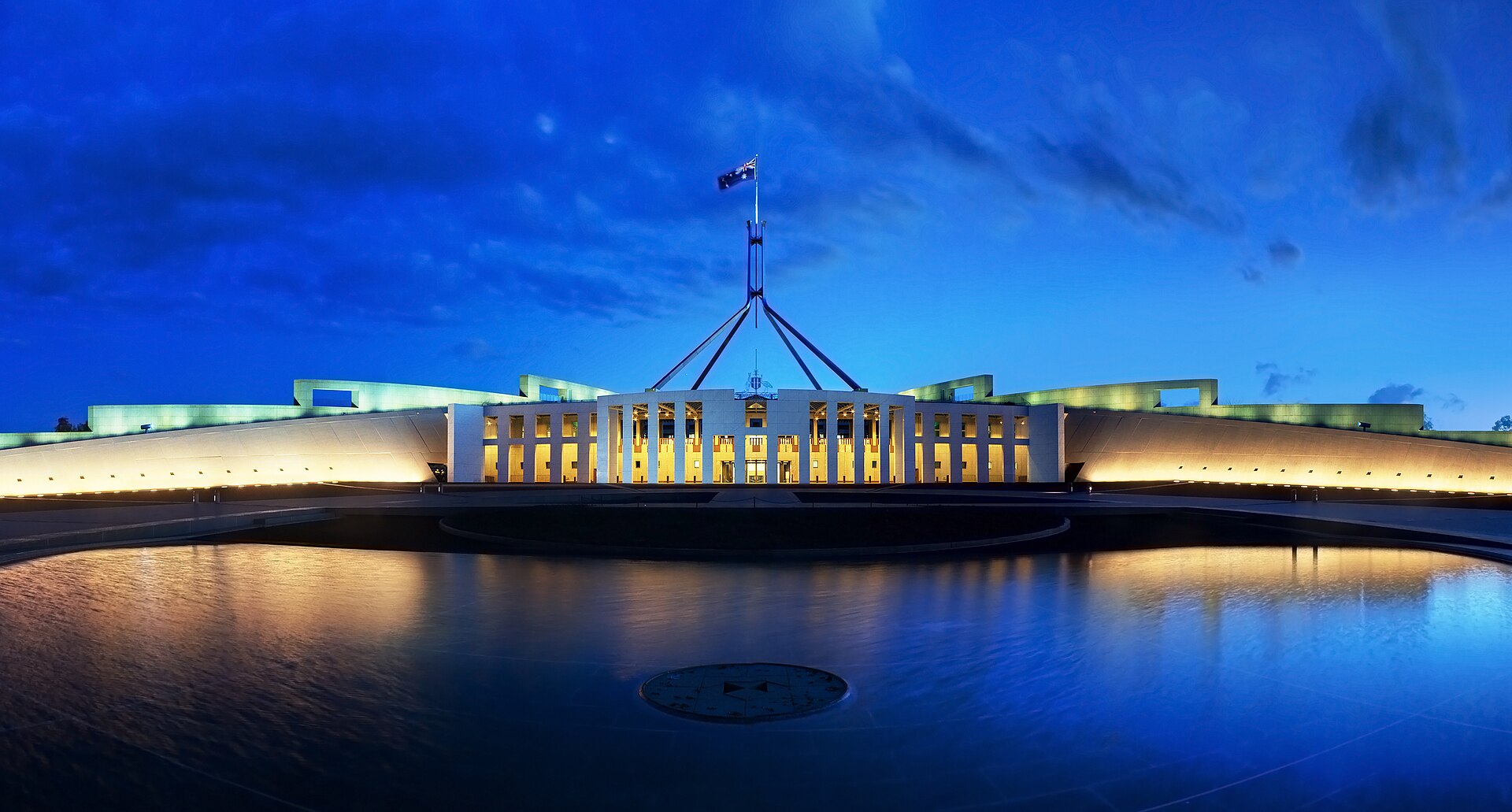 Parliament House in Canberra, capital of Australia