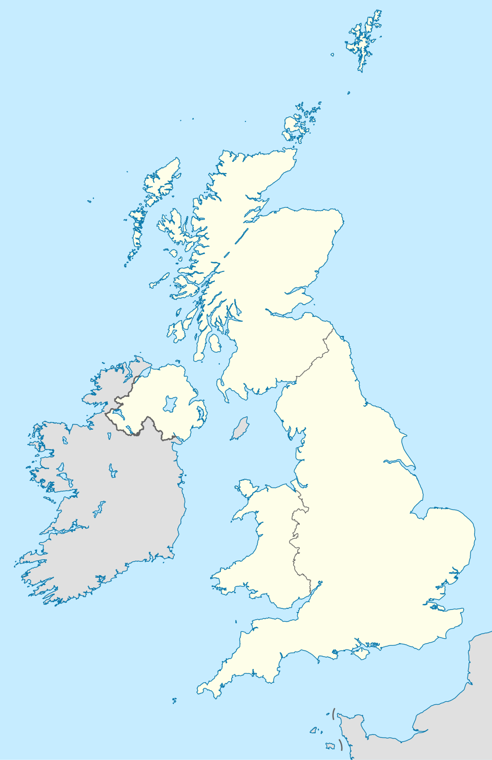 Map of the United Kingdom