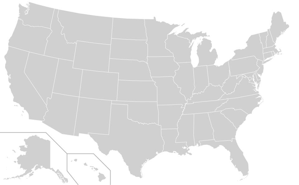 Map of the United States